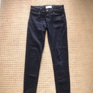 Free People Black Skinny Ankle Jeans, Size 24